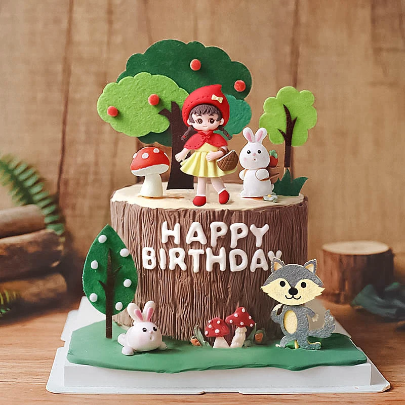 Resin Art Alphabet - Baking Cake Decoration Kids Girl Wolf