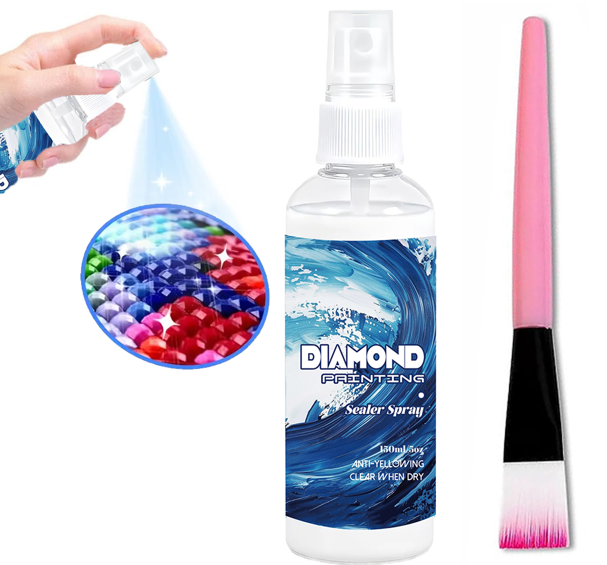 150ml Diamond Painting Sealant - огляд і ціна Resin Art Work