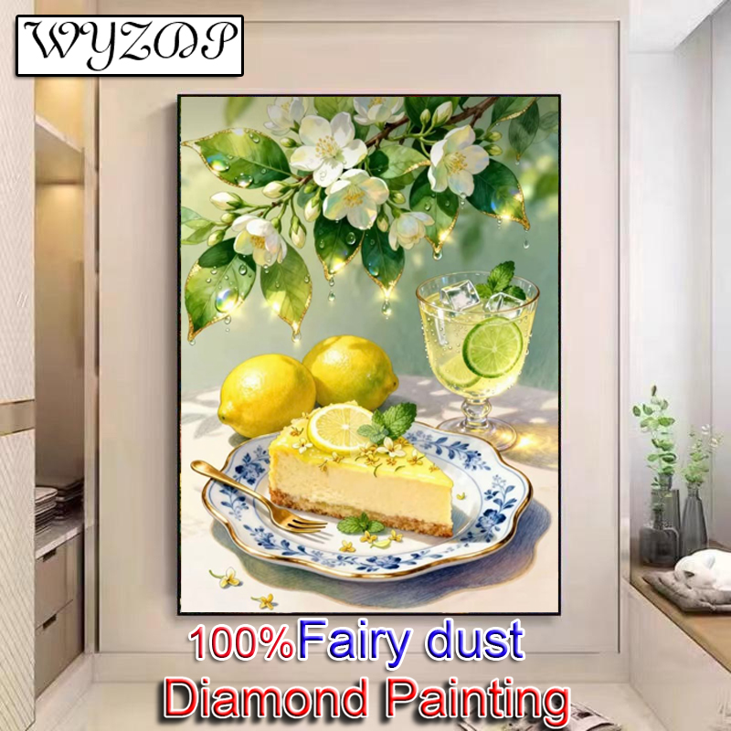 WYZDP 100% Fairy Dust Diamond  - огляд і ціна Resin Art Wallpaper