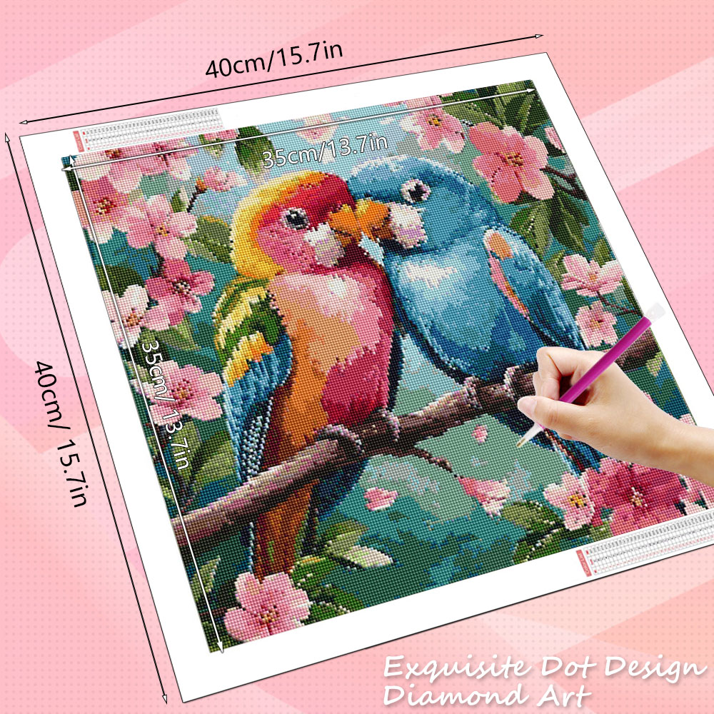 HUACAN Diamond Painting Bird F - огляд і ціна Resin Art Rose