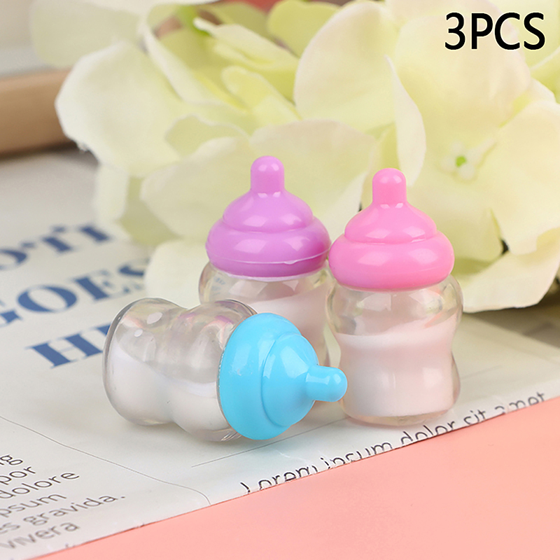 3PCS Dollhouse Baby Bottle Acc - огляд і ціна Resin Art Baby