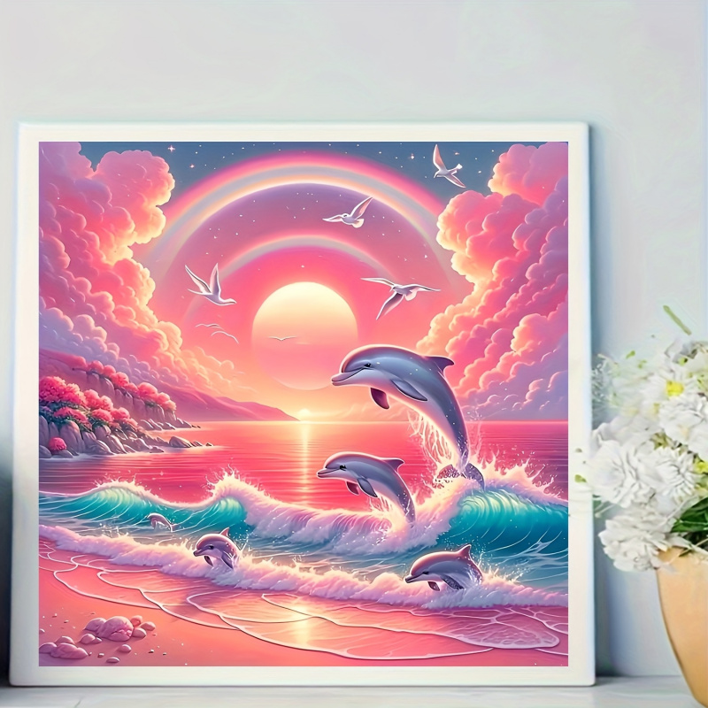 Diamond Painting Kit, Pink Sky - огляд і ціна Resin Art Work
