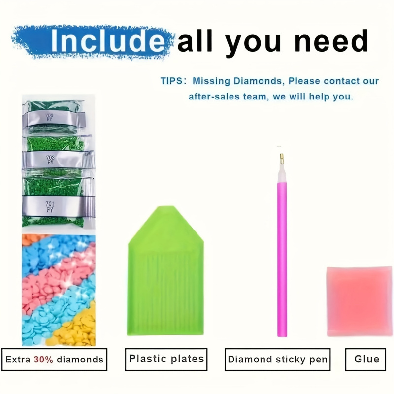 Diamond Painting Kit, Pink Sky - огляд і ціна Resin Art Work