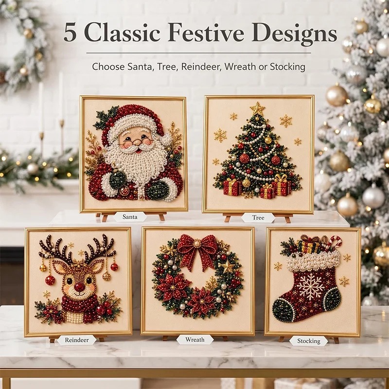 Christmas Pearl Diamond Painti - огляд і ціна Resin Art Work