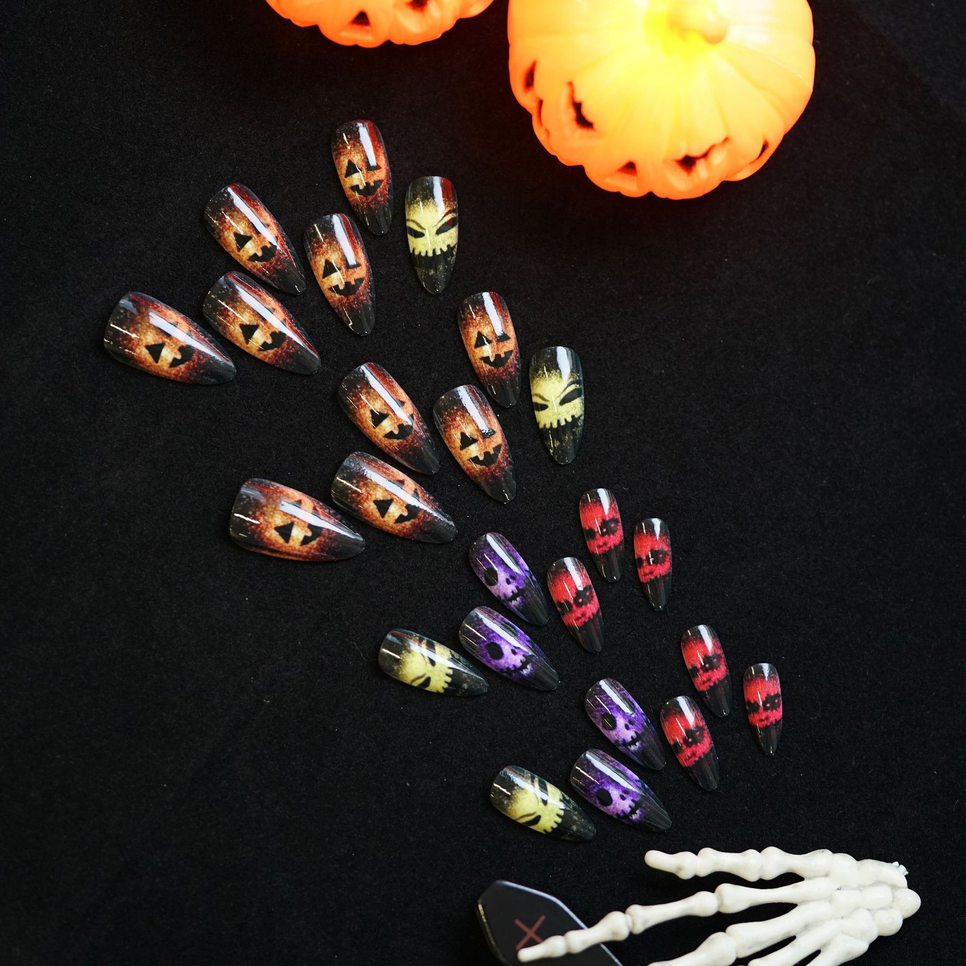 24pcs 2025 Halloween 3D Cat Ey - огляд і ціна Resin Art Case