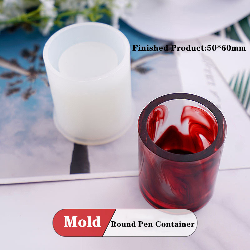 DIY Round Pen Container Ashtra - огляд і ціна Resin Art Equipment