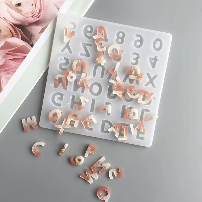 Small 26 Capital Letters Resin - огляд і ціна Resin Art Alphabet