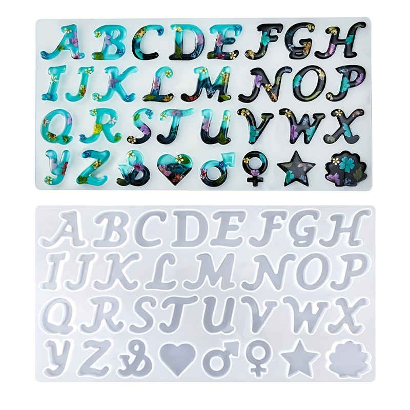 Resin casting mold A style mir - огляд і ціна Resin Art Alphabet