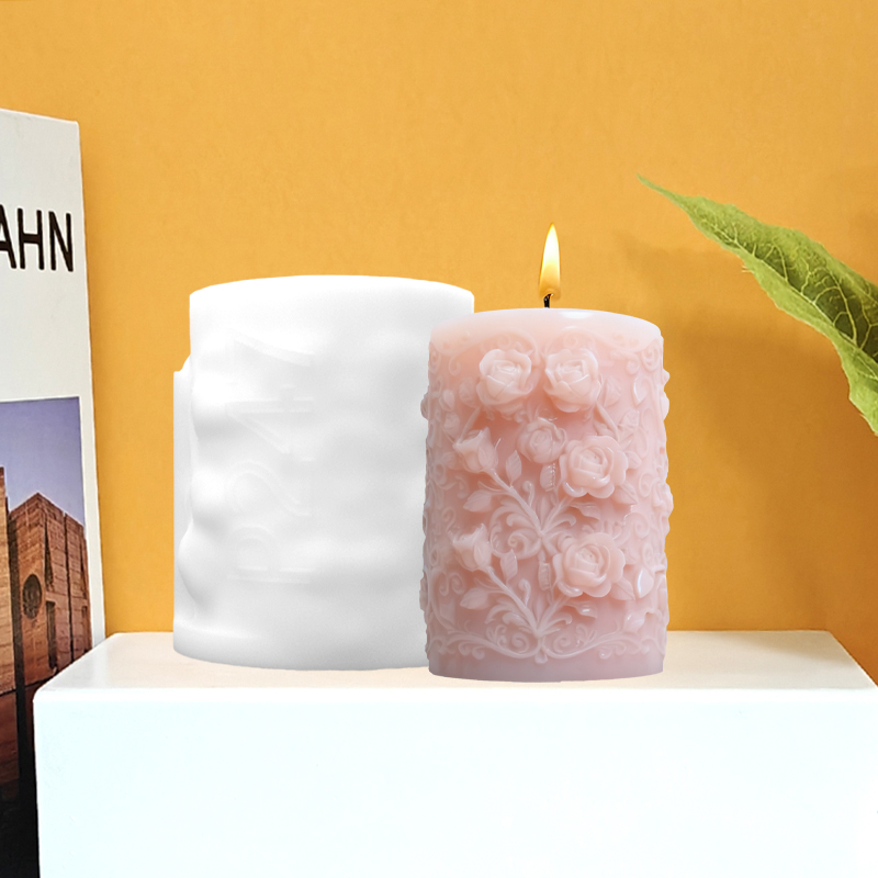 Double Heart Connected White D - огляд і ціна Resin Art Rose