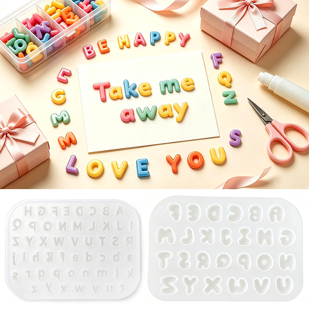 New 26 Mini Alphabet Silicone  - огляд і ціна Resin Art Alphabet
