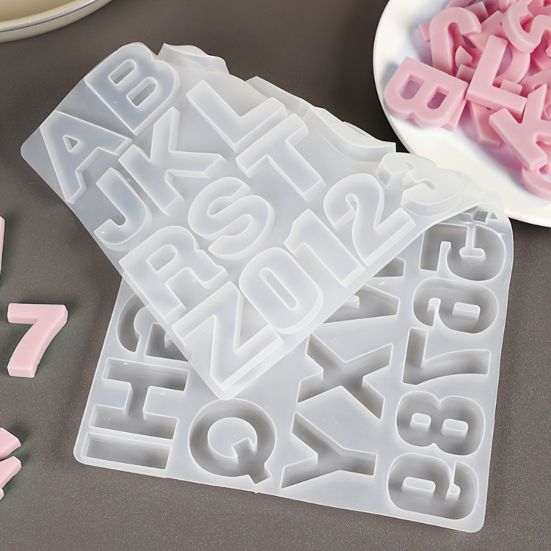 Letter A To Z Pendants Silicon - огляд і ціна Resin Art Alphabet