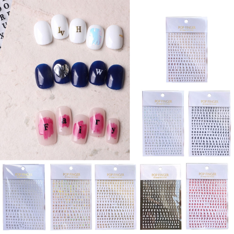 1PCS New English Alphabet Nail - огляд і ціна Resin Art Equipment
