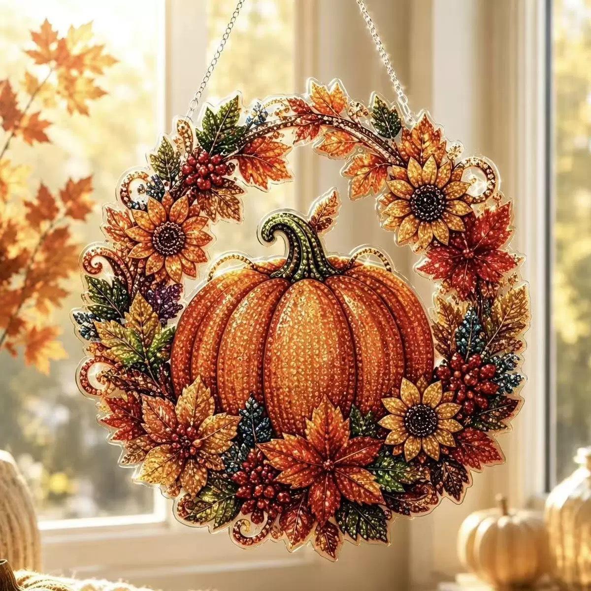 Halloween Pumpkins Diamond Art - огляд і ціна Resin Art Work