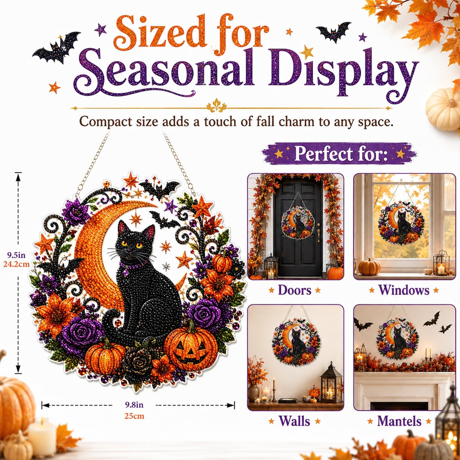 Halloween Pumpkins Diamond Art - огляд і ціна Resin Art Work