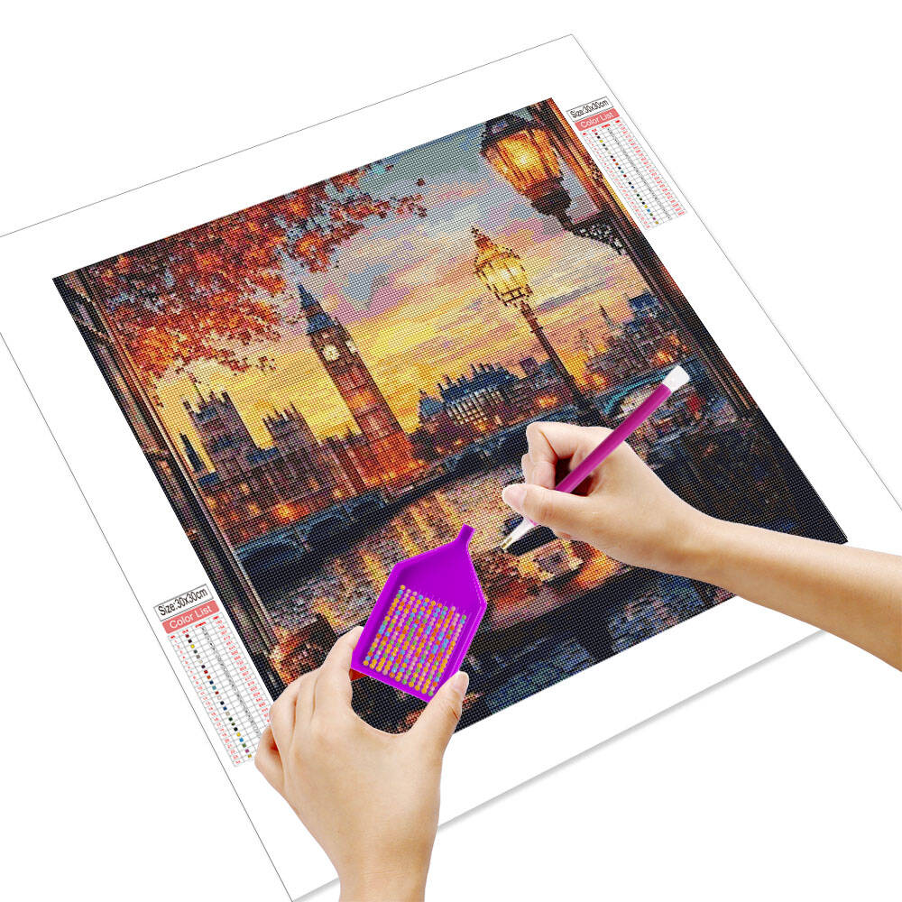Huacan City Autumn Landscape D - огляд і ціна Resin Art Wallpaper