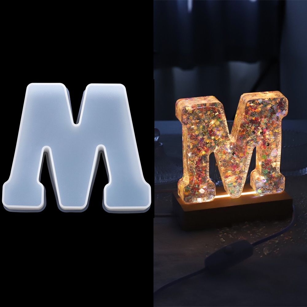 3Sizes A to Z Letter Silicone  - огляд і ціна Resin Art Alphabet