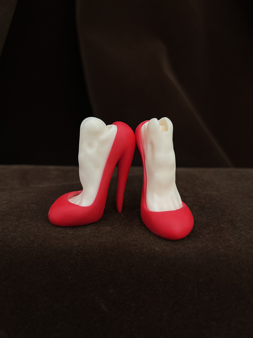 BJD doll 1/4 high-heeled shoes - огляд і ціна Resin Art Baby
