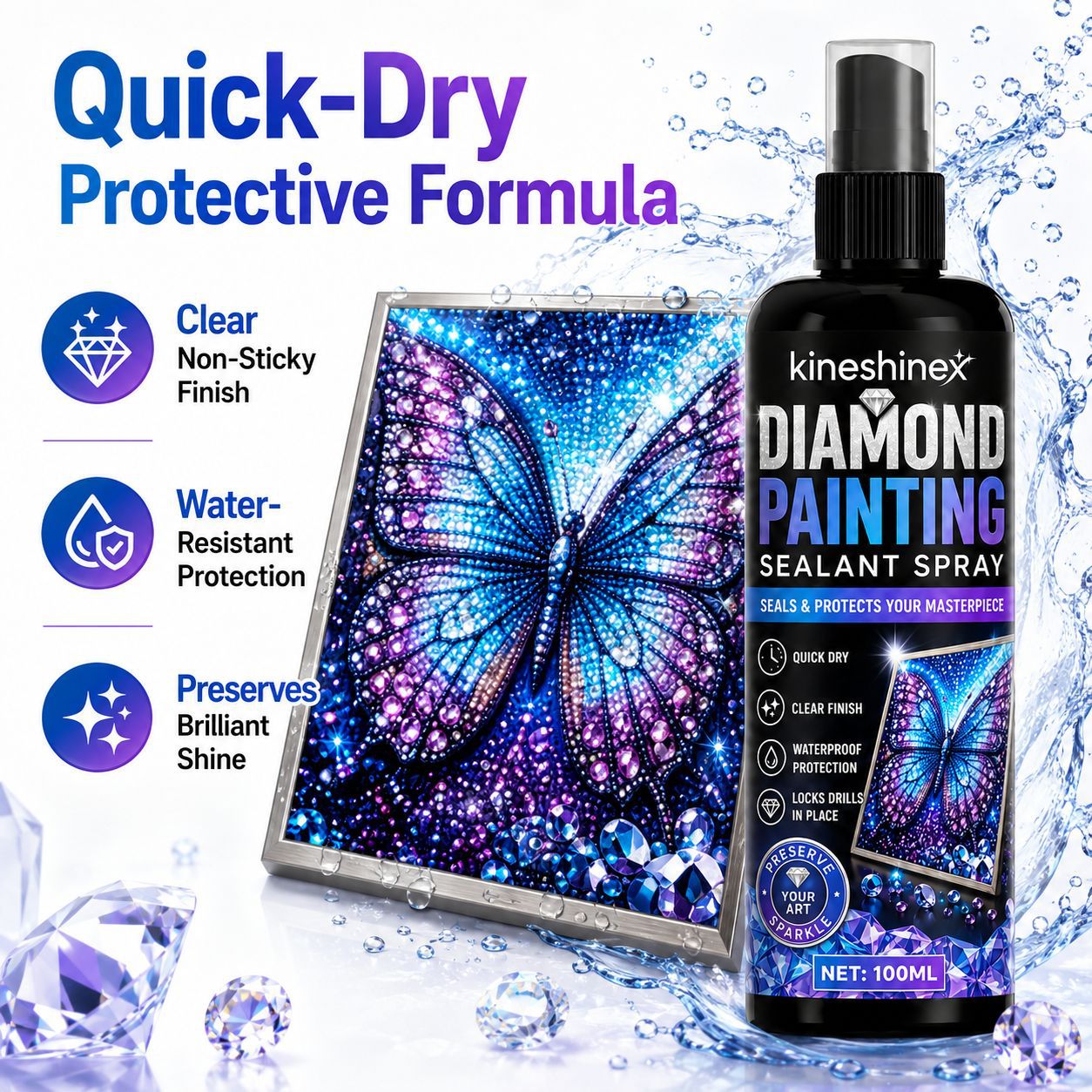Diamond Painting Sealant Spray - огляд і ціна Resin Art Work