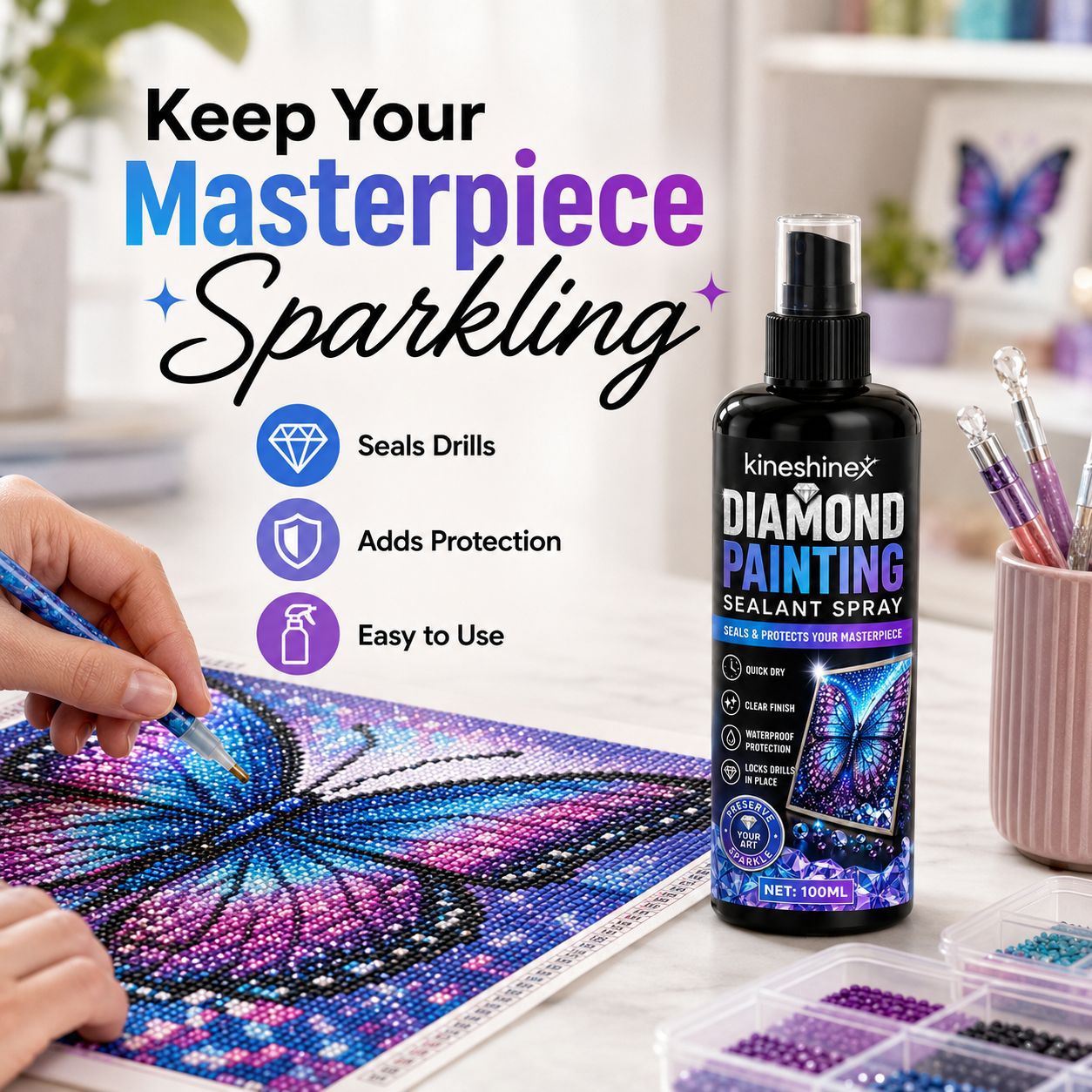 Diamond Painting Sealant Spray - огляд і ціна Resin Art Work