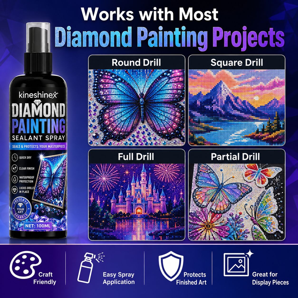 Diamond Painting Sealant Spray - огляд і ціна Resin Art Work