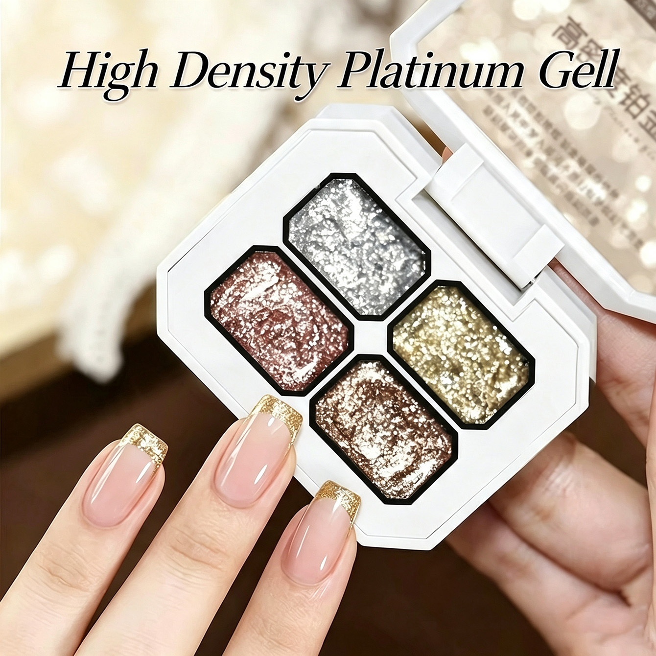 MIANEL Chunky Foil Platinum Na - огляд і ціна Resin Art Rose