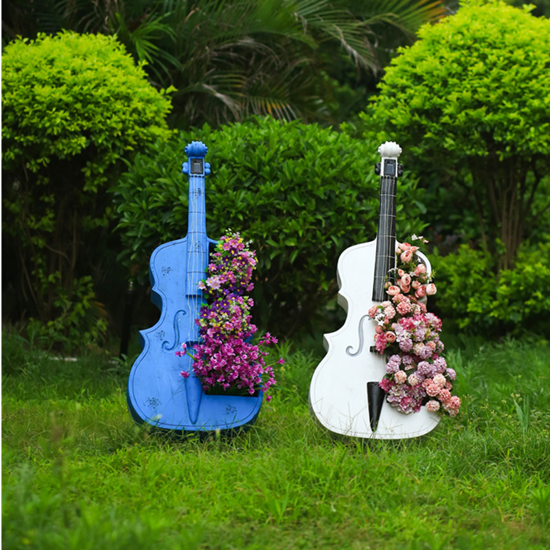 Cello-Shaped Garden Statue Lar - огляд і ціна Resin Art Wedding Gift
