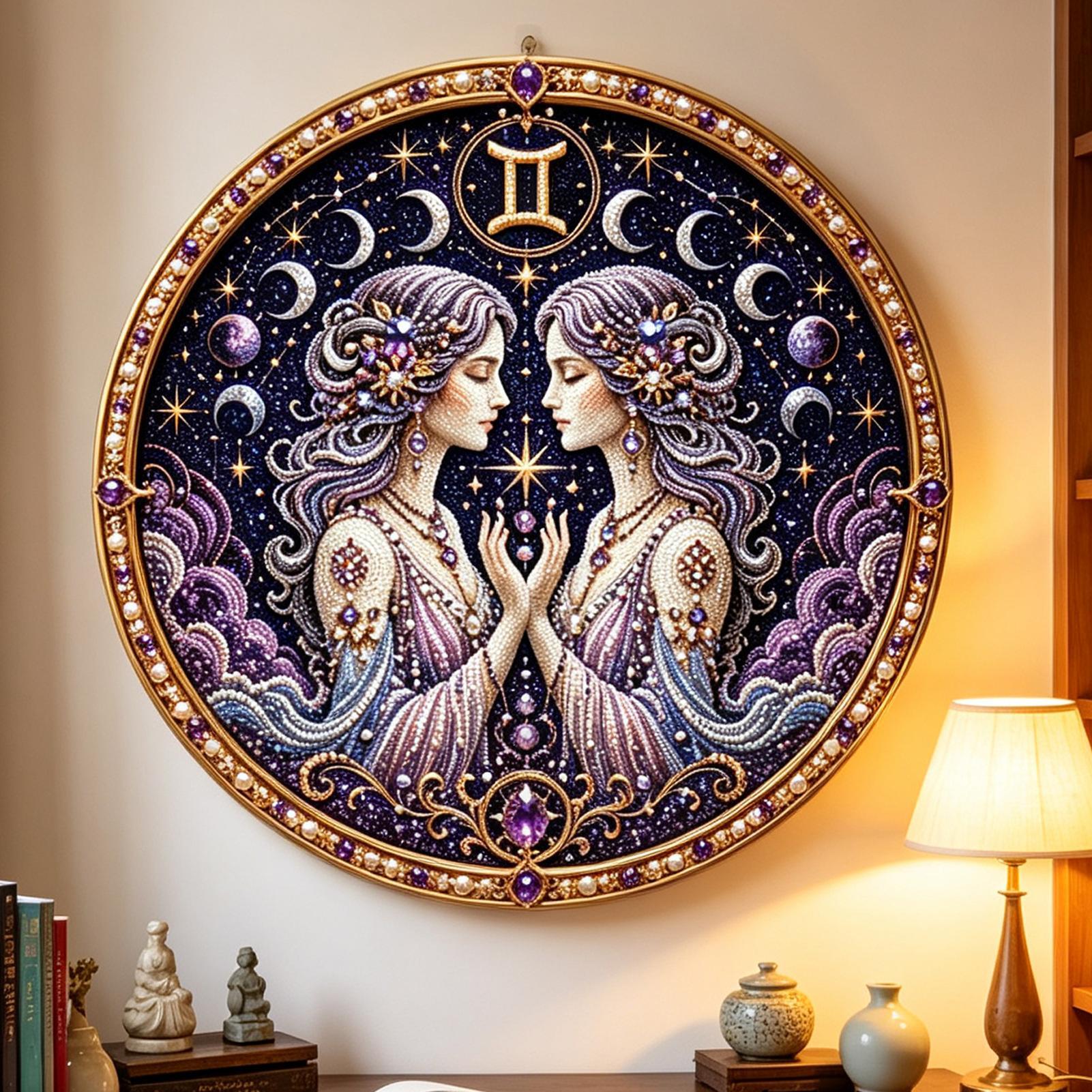 12 Zodiacs Signs Pearl Art Kit - огляд і ціна Resin Art Work