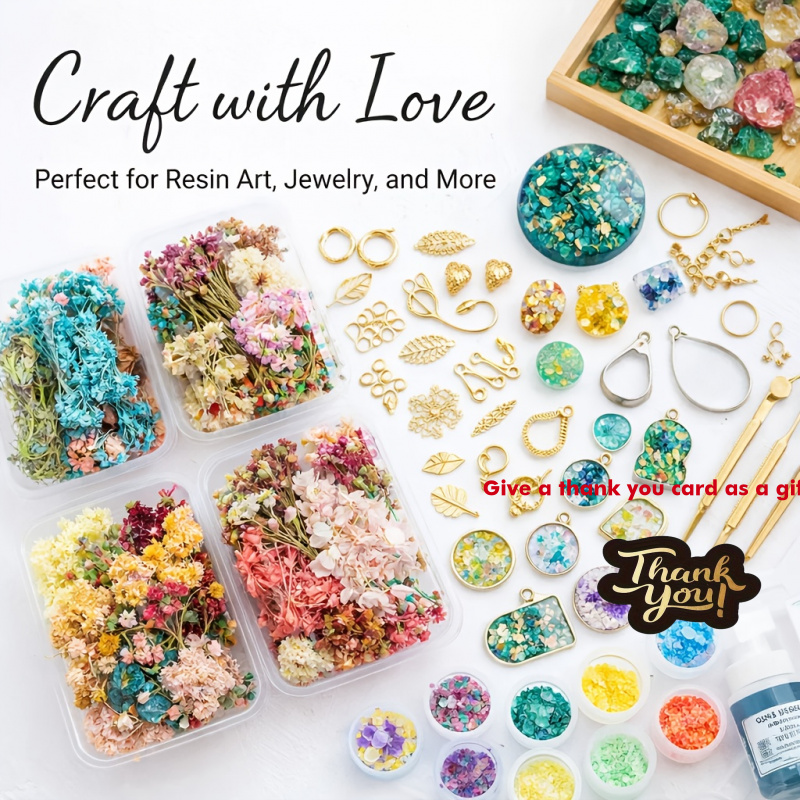 10 Box Mixed Dried Flower Bouq - огляд і ціна Resin Art Wedding Gift