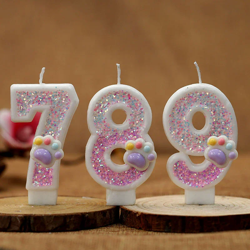 Creative Cute Cat Paw Cake Num - огляд і ціна Resin Art Alphabet