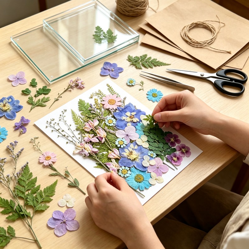 Mixed Pressed Dried Flower Kit - огляд і ціна Resin Art Baby