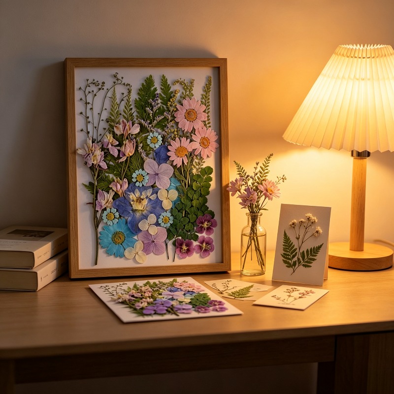 Mixed Pressed Dried Flower Kit - огляд і ціна Resin Art Baby