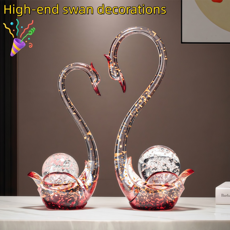 Luxury Resin Swan Figurine Cou - огляд і ціна Resin Art Wedding Gift