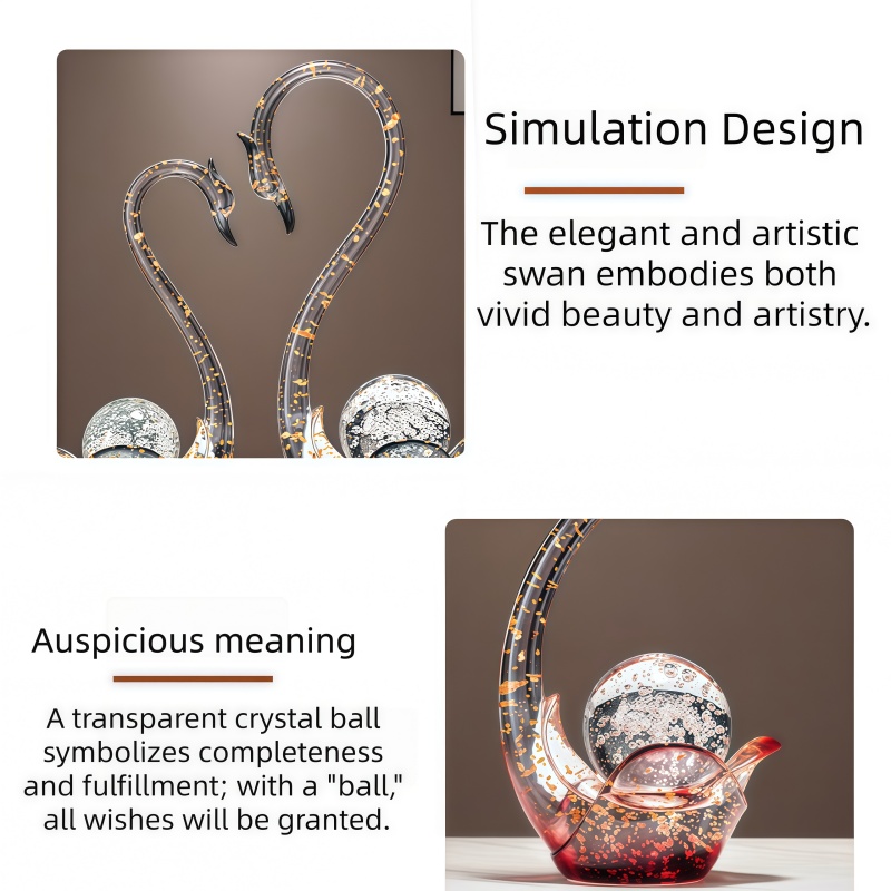 Luxury Resin Swan Figurine Cou - огляд і ціна Resin Art Wedding Gift