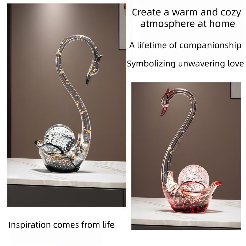 Luxury Resin Swan Figurine Cou - огляд і ціна Resin Art Wedding Gift