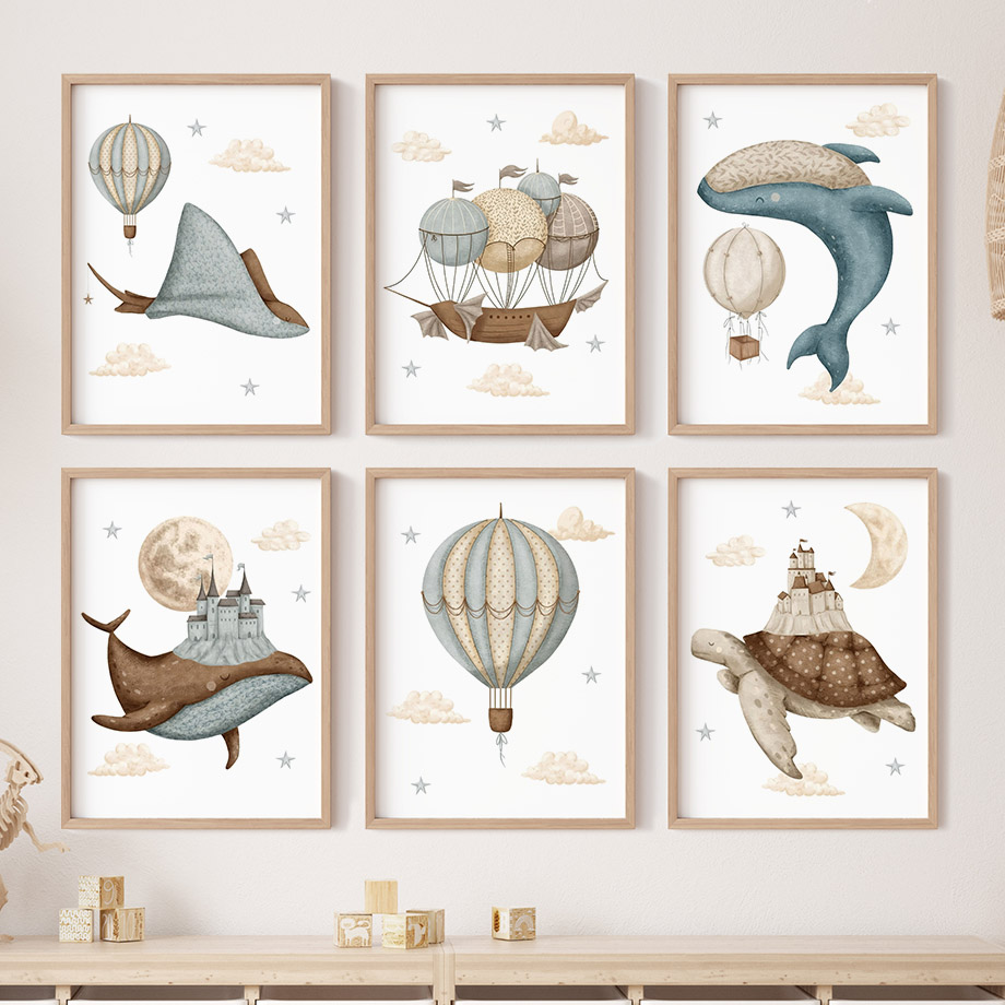Whale Turtle Castle Balloon No - огляд і ціна Resin Art Baby