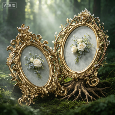 Retro Gold Oval Resin Photo Fr - огляд і ціна Resin Art Wedding Gift