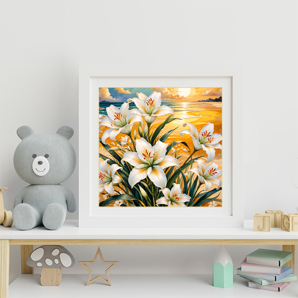 Evershine Lily Diamond Paintin - огляд і ціна Resin Art Wallpaper