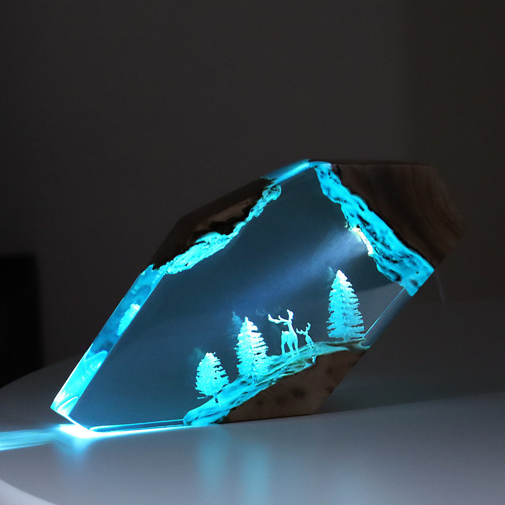 Forest Fairy Deer Desktop Art  - огляд і ціна Resin Art Baby