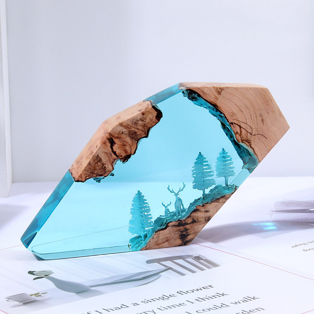 Forest Fairy Deer Desktop Art  - огляд і ціна Resin Art Baby