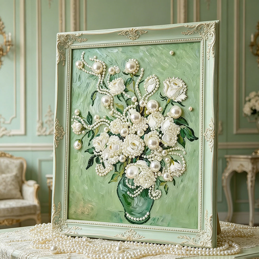 Huacan DIY Pearl Art Painting  - огляд і ціна Resin Art Rose