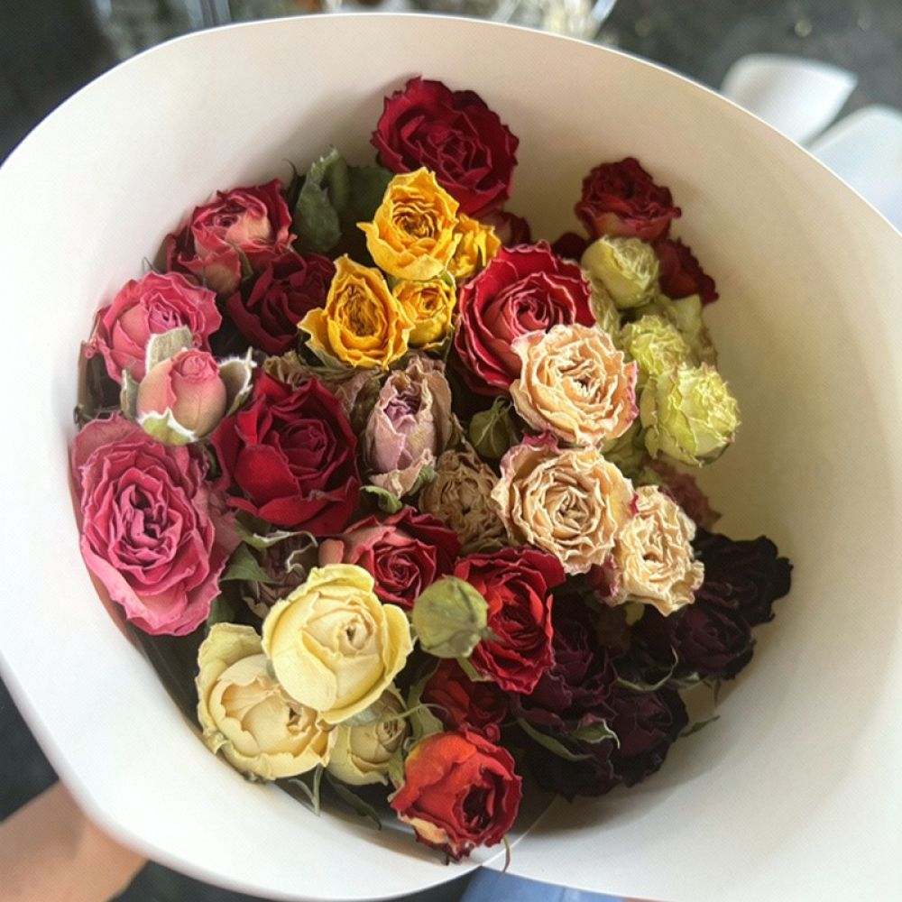 Natural Dried Rose Flower Bouq - огляд і ціна Resin Art Rose